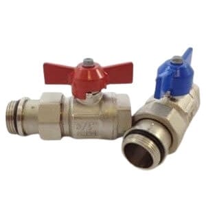 underfloor heating manifold valve set