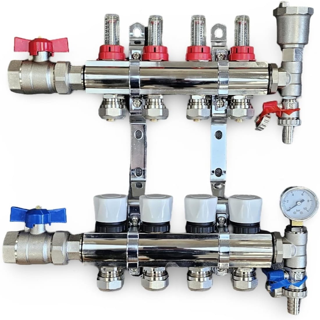 3/4" Isolation Ball Valve Set (for pump set) for underfloor heating