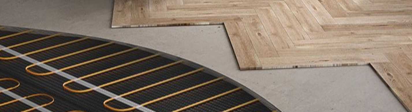 Underfloor heating mats-in-a-kitchen-buildup